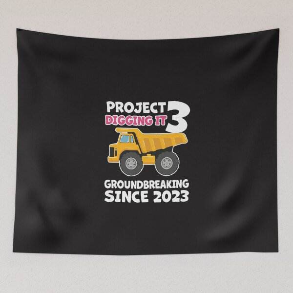 Item preview, Project Digging It 3rd Birthday Construction Truck Boy Design designed and sold by kiralynstration.