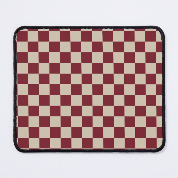 Item preview, Red And Beige Checkered Pattern designed and sold by pattern-archive.