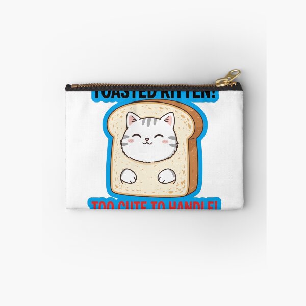 Item preview, Toasted Kitten Adorable Kawaii Cat in Bread Slice designed and sold by dmejpl.