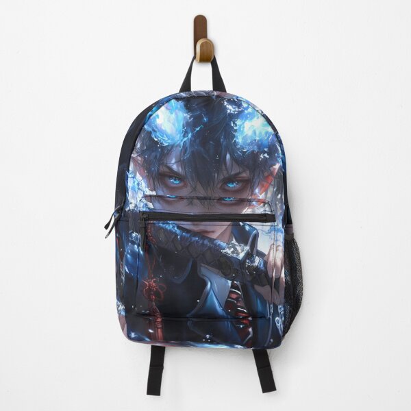 Item preview, Rin Okumura Blue Exorcist Intense Stare Blue Flames Aura designed and sold by Spraykart.