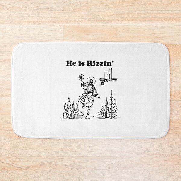 Item preview, Funny Jesus Basketball He Is Rizzin Christian Easter designed and sold by M-Andrews.