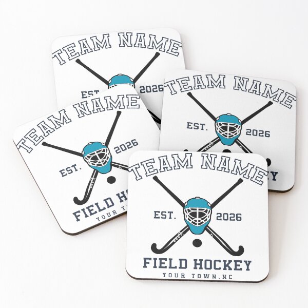 Item preview, Custom Team Field Hockey Est 2026 Logo designed and sold by PixelWaveBD.
