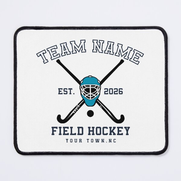 Item preview, Custom Team Field Hockey Est 2026 Logo designed and sold by PixelWaveBD.
