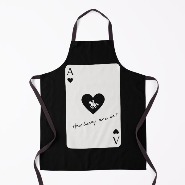 Item preview, How Lucky Are We Black Card designed and sold by RamblingerArt.