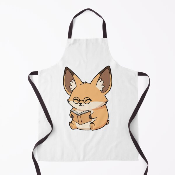 Item preview, Adorable Fennec Fox Reading Book Kawaii Animal Sticker designed and sold by dmejpl.