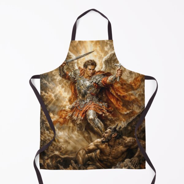 Item preview, Archangel Michael Fantasy Illustration designed and sold by AliceWhiteDF.