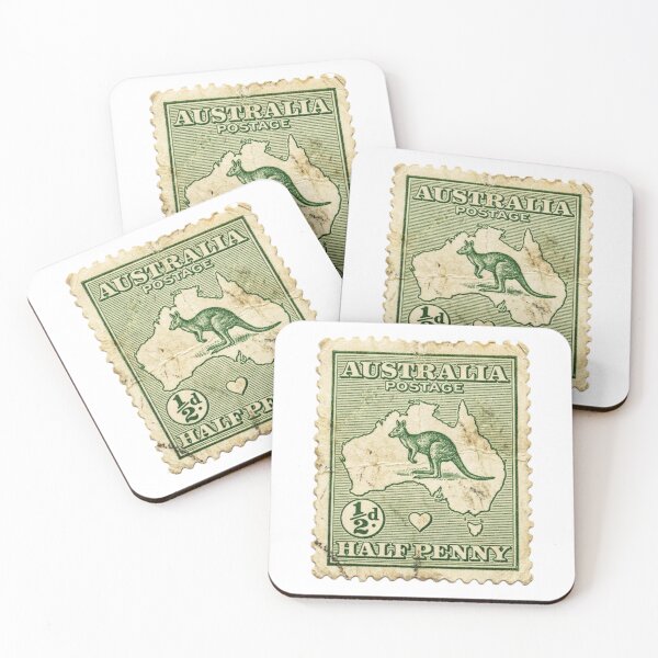Item preview, Australia Green Postage Stamp designed and sold by brkvdesign.