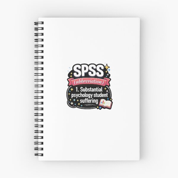 Item preview, SPSS Psychology Student Joke designed and sold by CognitiveCrime.