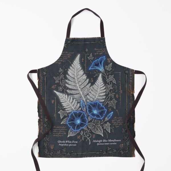 Item preview, Botanica Mystica – Ghostly Ferns & Midnight Moonflowers Art designed and sold by Cindralith.