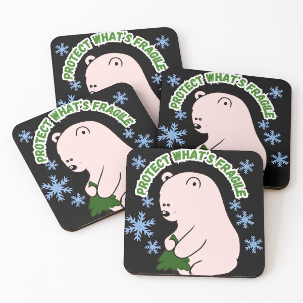 Item preview, Protect What's Fragile | Cute Eco-Friendly Polar Bear Art designed and sold by HopeAndHustle.