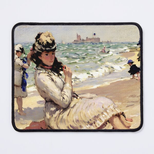 Item preview, Camille on the Beach at Trouville designed and sold by artdesignsnow.