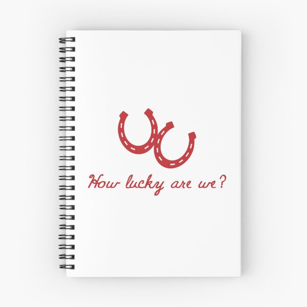 Item preview, How Lucky Are We Horseshoe designed and sold by RamblingerArt.
