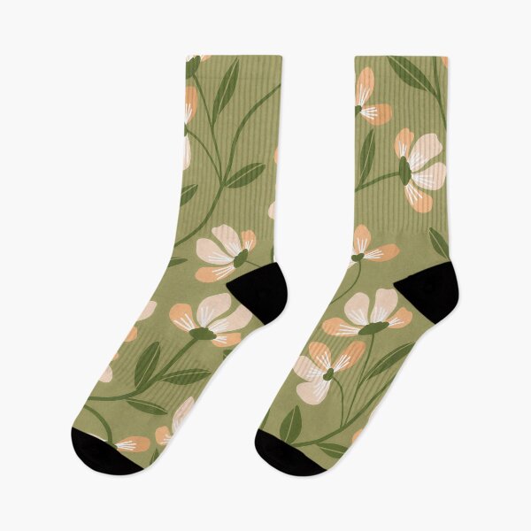 Item preview, Winding Buttercups in Olive Meadow designed and sold by ThreadsbyAnindi.