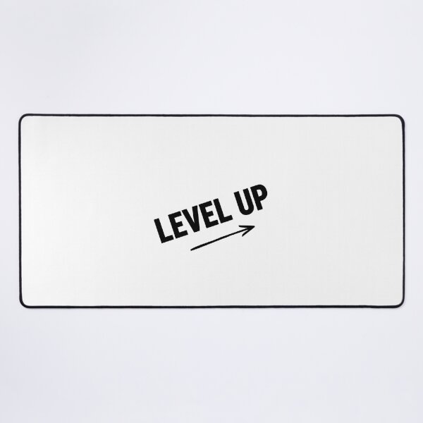 Item preview, LEVEL UP Motivational Sticker | Bold Growth Mindset Decal designed and sold by pixelandpalette.