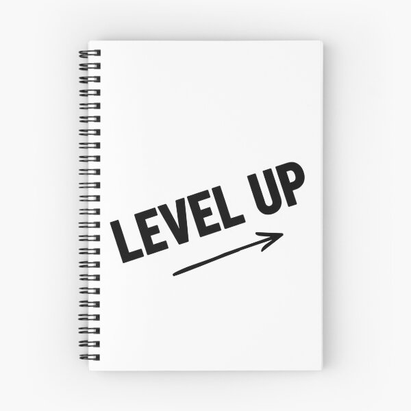 Item preview, LEVEL UP Motivational Sticker | Bold Growth Mindset Decal designed and sold by pixelandpalette.