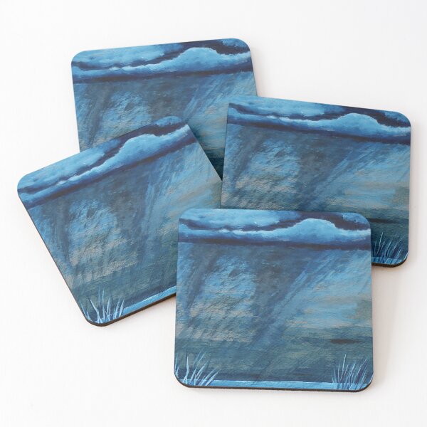 Item preview, Dark Moody Rainy Sky Ocean Landscape designed and sold by Malosortin.