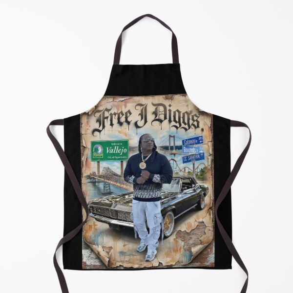 Item preview, Free J Diggs Vallejo Legacy Poster – Bay Area Hyphy Street Art Tribute with Classic Mercury Cougar designed and sold by DyfunctionalTee.