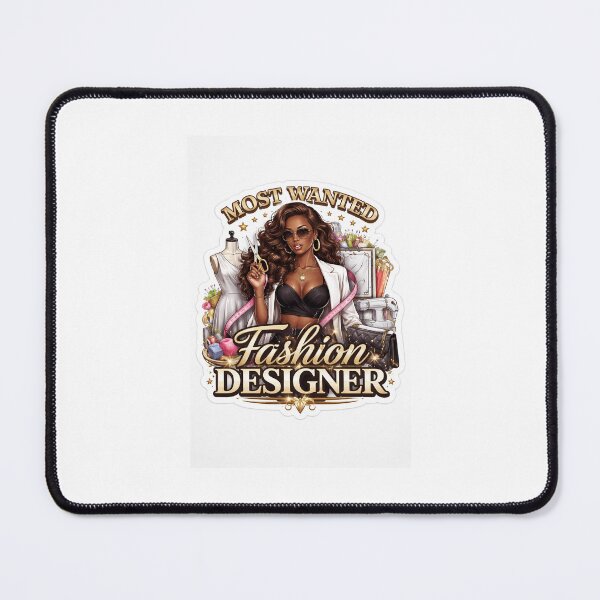 Item preview, Most Wanted Fashion Designer – Glam Queen Couture Sticker designed and sold by vinothmech53.