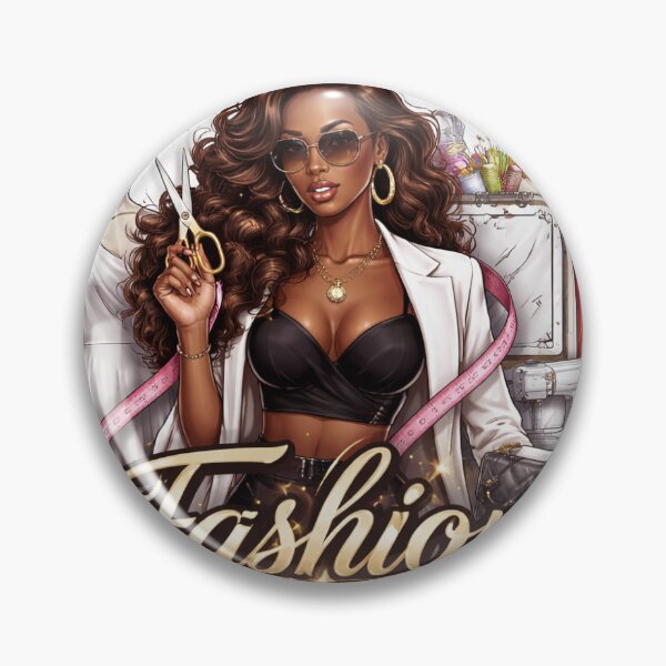 Item preview, Most Wanted Fashion Designer – Glam Queen Couture Sticker designed and sold by vinothmech53.