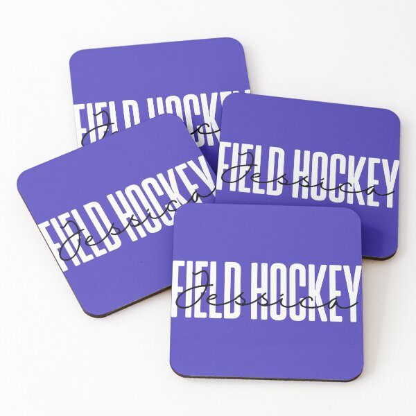 Item preview, Custom Name Field Hockey Personalized Script Design designed and sold by PixelWaveBD.
