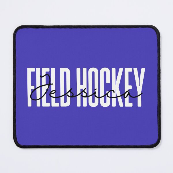Item preview, Custom Name Field Hockey Personalized Script Design designed and sold by PixelWaveBD.