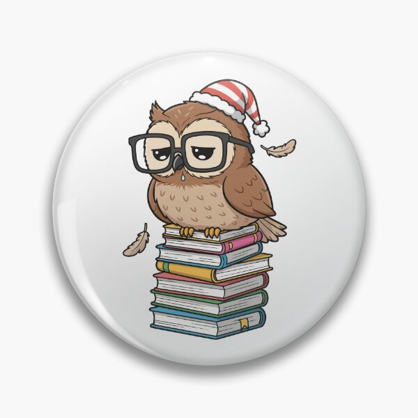 Item preview, Tired Wise Owl Studying Late Sticker designed and sold by dmejpl.