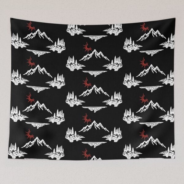 Item preview, Mountain landscape (white) designed and sold by Lagueny.