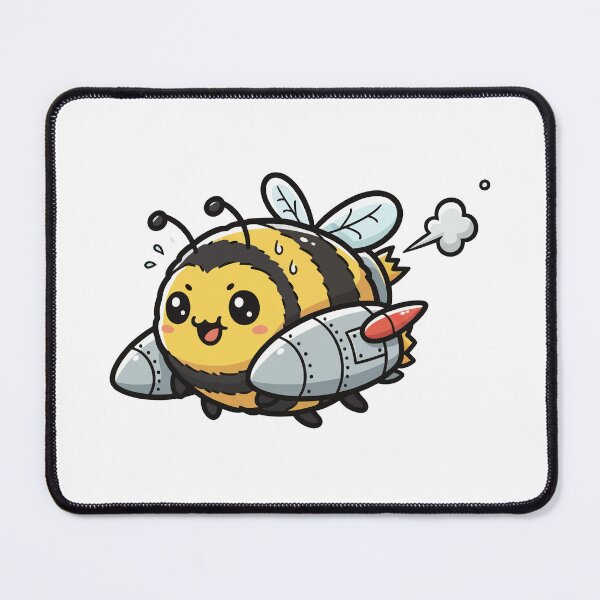 Item preview, Super Turbo Rocket Bee Speeding Sticker designed and sold by dmejpl.