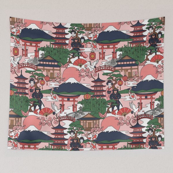 Item preview, Vibrant Japan Heritage National Pride Collage Art designed and sold by DGtaLrtcom.
