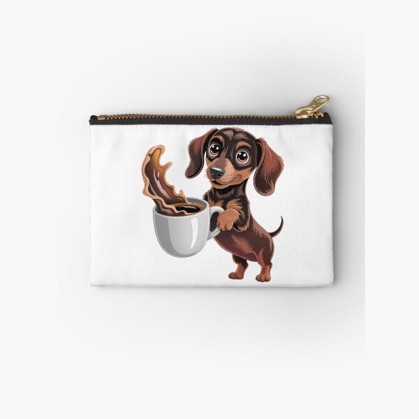 Item preview, Dachshund Serving Coffee Delight designed and sold by jkrphoto.