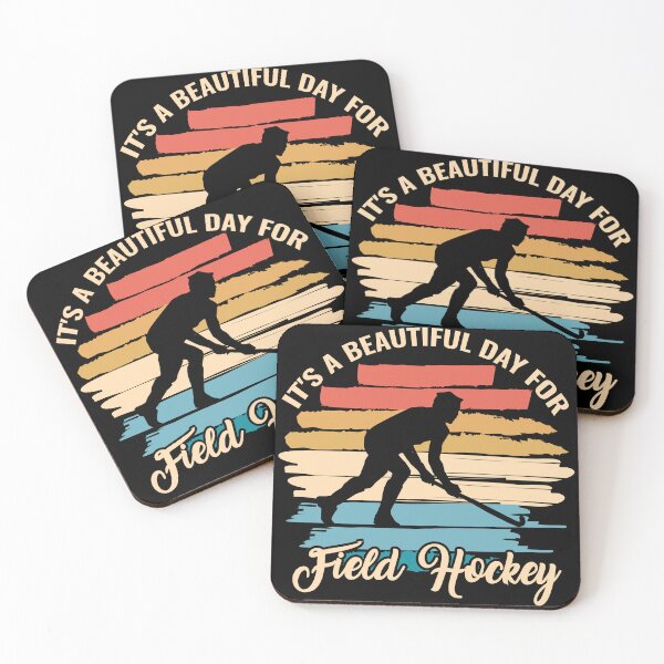 Item preview, Beautiful Day For Field Hockey Retro Vintage Sunset designed and sold by PixelWaveBD.