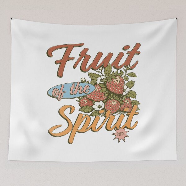 Item preview, Fruit Of The Spirit Strawberry Christian Vintage Jesus  designed and sold by M-Andrews.