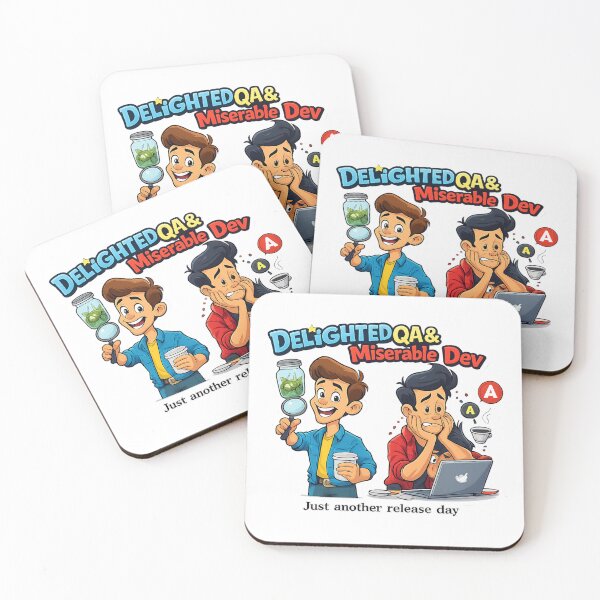 Item preview, Delighted QA & Miserable Dev - Just Another Release Day  designed and sold by AleksKos.