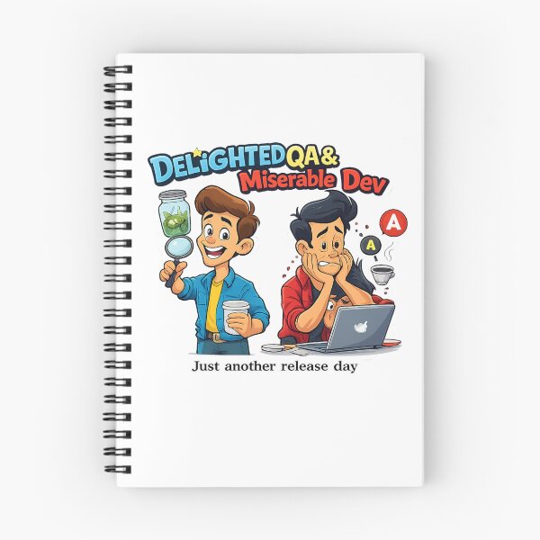 Item preview, Delighted QA & Miserable Dev - Just Another Release Day  designed and sold by AleksKos.