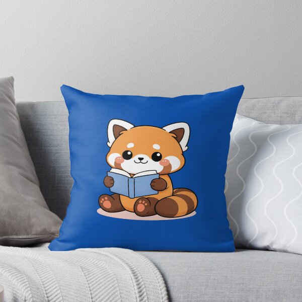 Item preview, Kawaii red panda reading a book designed and sold by stellacreates.