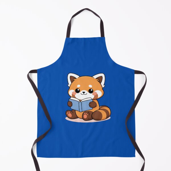 Item preview, Kawaii red panda reading a book designed and sold by stellacreates.