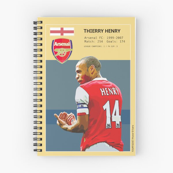 Item preview, THIERRY HENRY ARSENAL FC poster. designed and sold by fournseven.com.