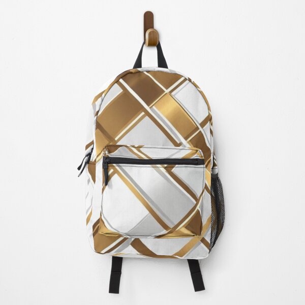 Item preview, Over It Plaid - Gold Foil an White designed and sold by CleverCulture.