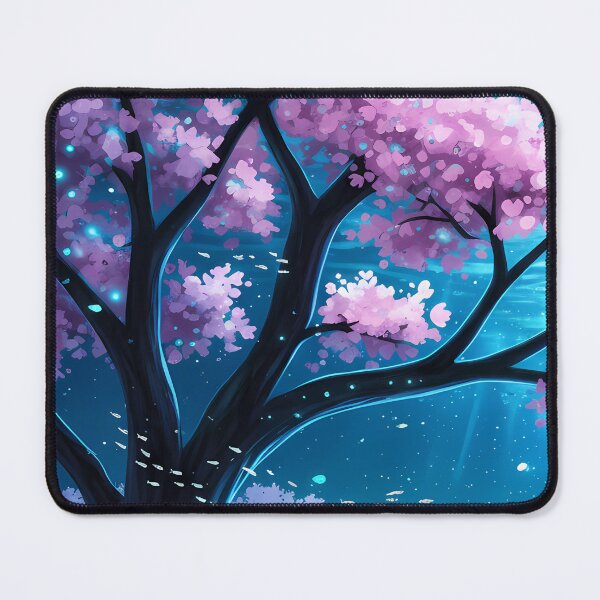 Item preview, Enchanted Cherry Blossom Lake designed and sold by DeBrainstore.