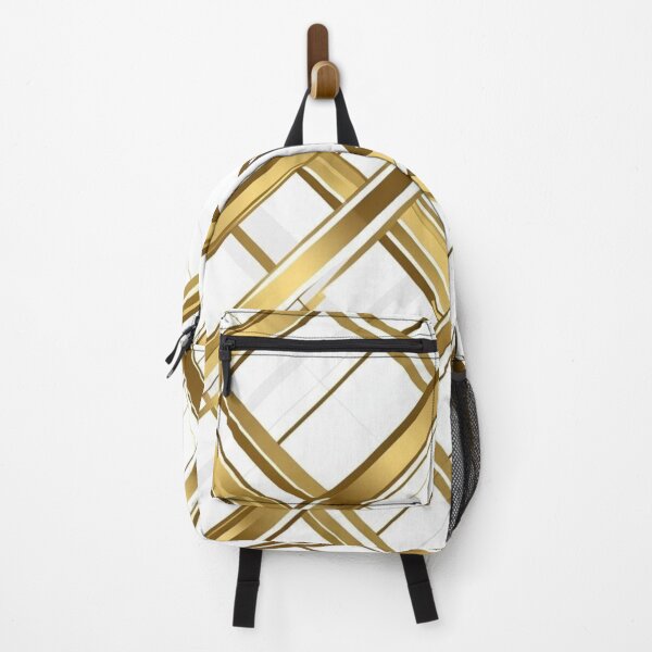 Item preview, Over It Plaid - Gold Foil and White designed and sold by CleverCulture.