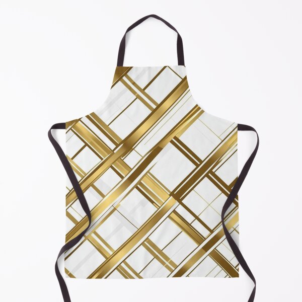 Item preview, Over It Plaid - Gold Foil and White designed and sold by CleverCulture.