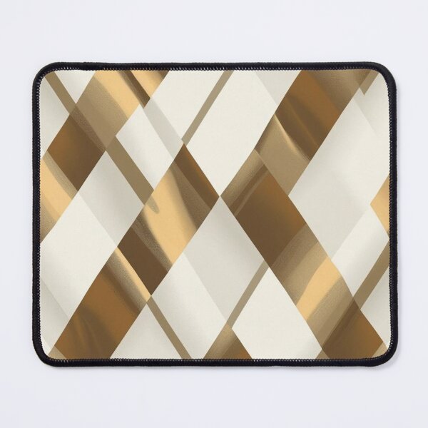 Item preview, Over It Plaid - Gold Foil and White designed and sold by CleverCulture.