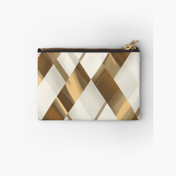 Item preview, Over It Plaid - Gold Foil and White  designed and sold by CleverCulture.