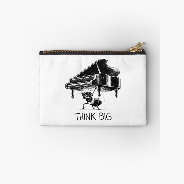 Item preview, Think Big – Funny Ant Lifting Piano Illustration designed and sold by majesty-prints.