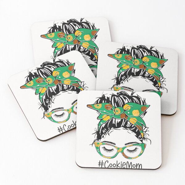 Item preview, Scout Cookie Mom Girls Momlife Messy Bun Sunglasses  designed and sold by FrankIsabel.