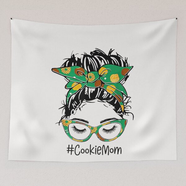 Item preview, Scout Cookie Mom Girls Momlife Messy Bun Sunglasses  designed and sold by FrankIsabel.