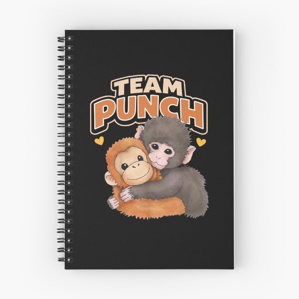 Item preview, Cute Baby Monkey Punch Plush Hugging Team Punch  designed and sold by ZANNIX.