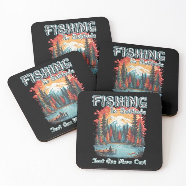 Item preview, Fishing In Solitude - Just One More Cast fishermen and women nature lovers adventurers wilderness enthusiasts designed and sold by Jt41.