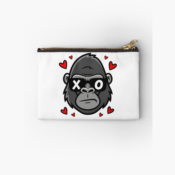 Item preview, Tough Gorilla Boss with Sunglasses and Hearts designed and sold by graphixpolash.