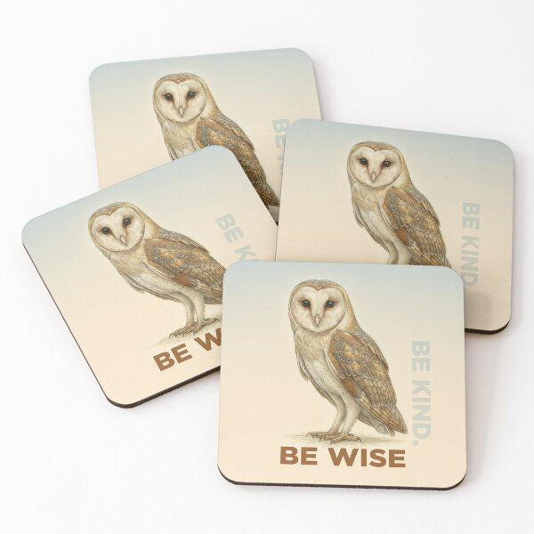 Item preview, Wise Barn Owl Bird Lover's Illustration designed and sold by korasi.